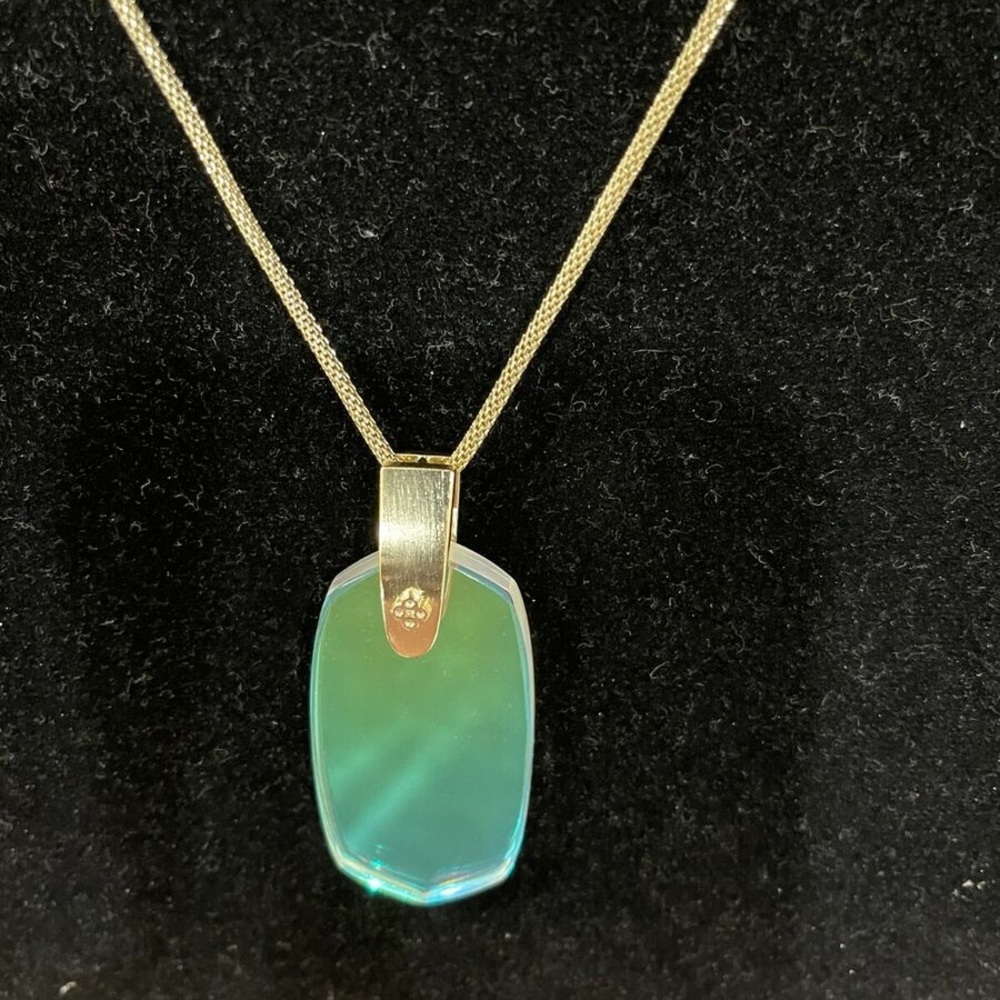 Kendra Scott Dichroic Glass Pendant Necklace - Picture 2 of 9